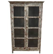 Double Door Vintage Display Cabinet