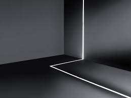 continuous line floor or wall recessed