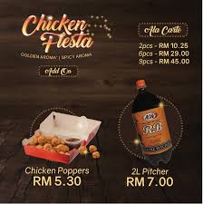 Ecommerce shows an upward trend in melaka and one in three persons uses the internet, mobile networks and commerce infrastructure to buy and sell. A W Malaysia Launched Chicken Fiesta
