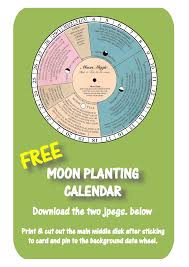 Free Moon Planting Calendar Certified Oganic Open