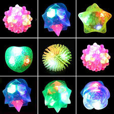 Acsy Flashing Led Light Up Toys Bumpy Rings Party Favors Supplies Glow Jelly Soft Blinking Bulk 10 Design Light Up Toys Aliexpress