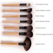 types of make up brushes and their uses