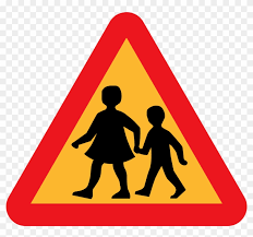 Every hour, nearly 150 children betw. Road Safety Sign School Free Transparent Png Clipart Images Download