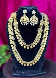 necklace one gram gold jewellery at rs