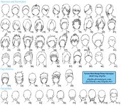 It is time to pay our respects to some of the most handsome and beautiful men black, messy hair sweeps down and falls on rin's beautifully pale skin. Various Male Anime Manga Hairstyles By Elythe On Deviantart