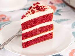 Red Velvet Cake Piece gambar png