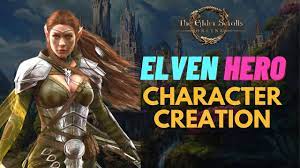 ESO Character Creation | Elven Hero [Female High Elf/Altmer Face and Body  Sliders] - YouTube