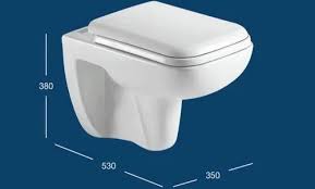 Sparkle P Trap Wall Hung Toilet With Pp