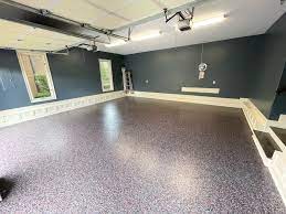 red epoxy garage floor