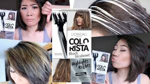 There are many different ways to change your look without spending a great deal of money. How To Do Highlights At Home Diy Highlight Colorista Kit By Loreal Paris Review Youtube