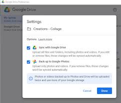 google drive not backing up my files