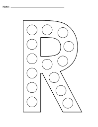 Free summer dab a dot printables. Letter R Do A Dot Printables Uppercase Lowercase Supplyme
