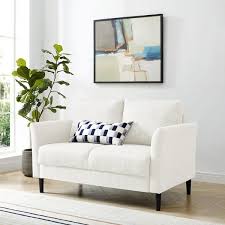 Naomi Home Claire Living Room Loveseat White