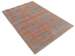 orient express tapis gris orange