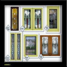 Lead Stain Glass Cabinet Door Inserts 1