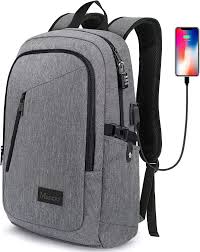 mancro built in charging laptop backpack