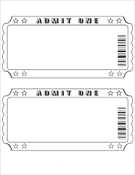 Dinner Ticket Template Gala Ball Example Event Word Valentines Day