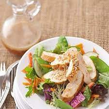 Dip each chicken breast in melted margarine (or spray with bacel topping spray), then in bread crumb mixture. Asian Chicken Salad Healthy Chicken Salad Recipe Asian Chicken Salad Recipe Salad Side Dishes