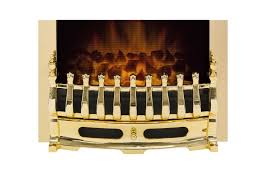 Adam Blenheim Electric Fire In Brass