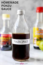 homemade ponzu sauce ポン酢 pickled plum