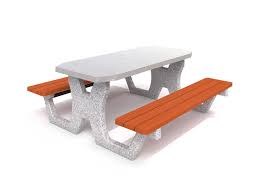 Tables Concrete Picnic Table 02