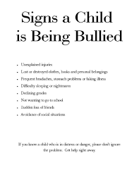 is your child being bullied here are some signs to look for is your child being bullied here are some signs to look for