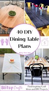 diy dining table plans easy to build