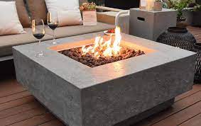 Simply remove the propane fire pit cover when ready to use on a cold summer night or to entertain guests in the winter. Buy Elementi Manhattan Cast Concrete Fire Pit Lp Online In Vietnam B01n3omdk8