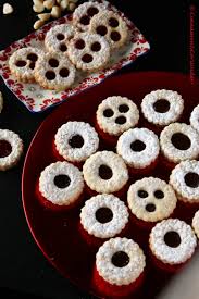 It means that you can use and modify it for your personal and . German Christmas Cookies Spitzbuben Cookies Macadamia Cherry Black Forest Cookie Cinnamon Coriander