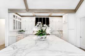 marble countertops in the kitchen