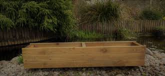 Wooden Garden Planter Trough Container