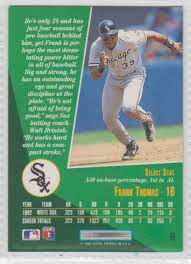 View the most popular frank thomas card auctions on ebay. 1993 Score Select Frank Thomas 6 On Kronozio
