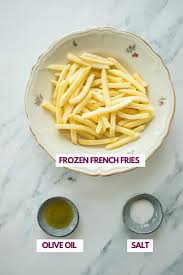 how to cook frozen french fries in an