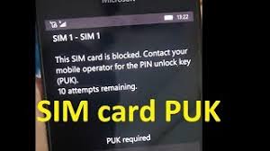 Check your mobile operator's website almost every good mobile company has a mobile operator's website where you can get all. Sim Card Is Blocked Pin Unlock Key Puk Required Youtube