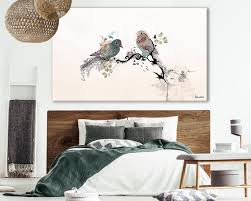 Love Birds Large Bedroom Painting