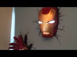 Iron Man 3d Deco Light Helmet And Hand