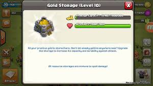 gold storage level 10 you