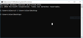 abrir archivos y carpetas desde cmd