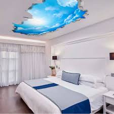 sky 3d effect ceiling decals