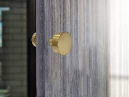 Glass Door Knob Round Stainless Steel