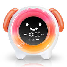 Icode Sleep Training Alarm Clock For Kids Wake Up Light Alarm Clock 7 Colors Changing Kids