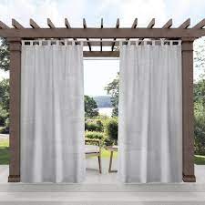 indoor outdoor sheer curtain panel