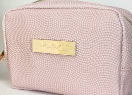 mac cosmetic pink vegan leather