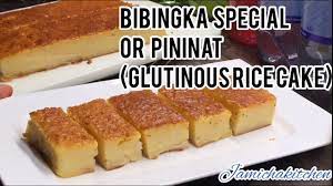 glutinous rice cake bibingkang