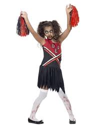 zombie cheerleader child costume