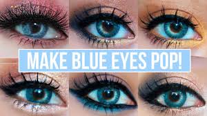 blue eyes makeup tutorial