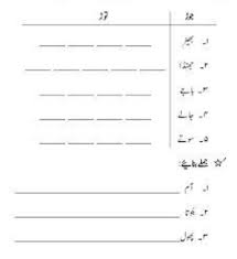 English worksheets and online activities. Urdu Worksheets For The City School Nursery Abbottabad Facebook