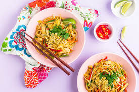 Add bell pepper and carrots and saute for 2 more minutes. Healthy Pad Thai Recipe With Chicken Kayla Itsines