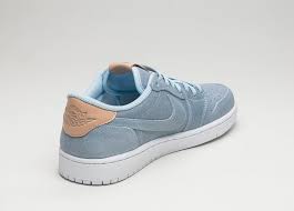 Nike Air Jordan 1 Retro Low Og Premium Ice Blue Vachetta Tan