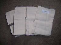 Osocozy Indian Cotton Prefold Cloth Diapers Unbleached